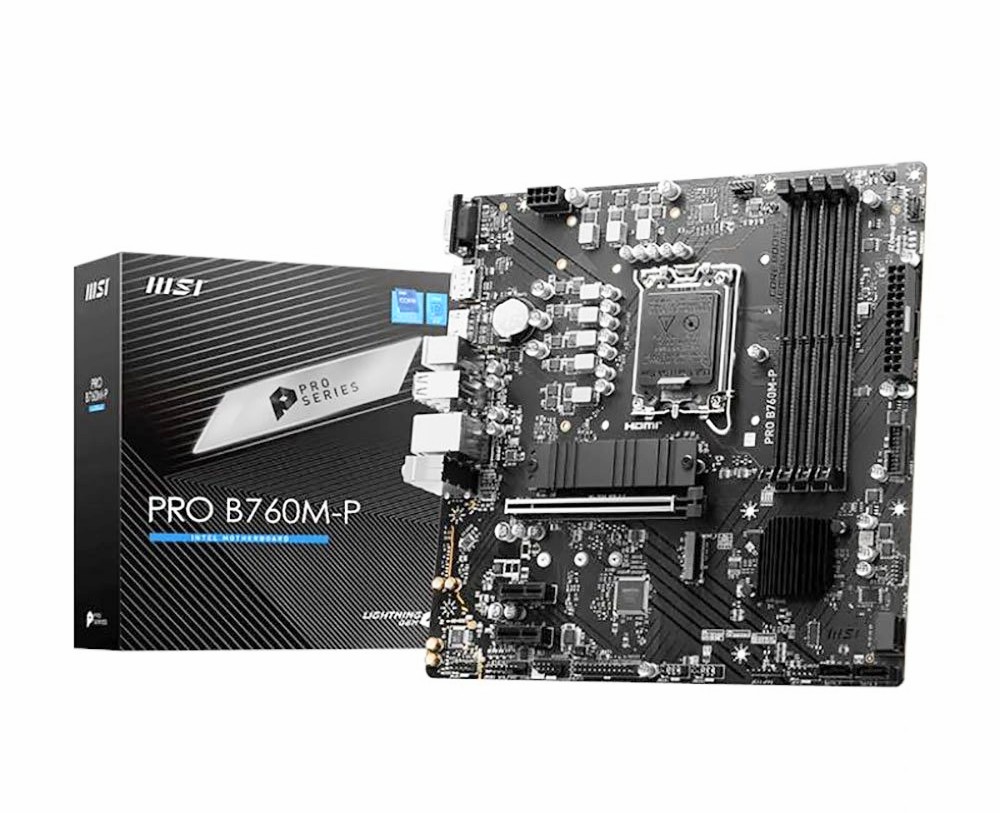 MSI Pro B760M-P Motherboard 